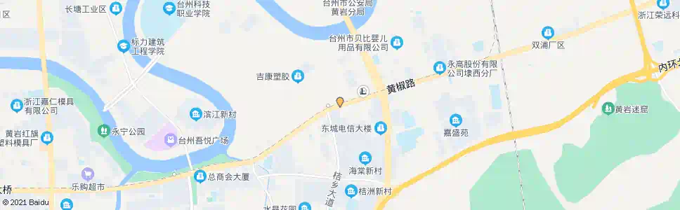 台州江南大厦_公交站地图_台州公交_妙搜公交查询2025