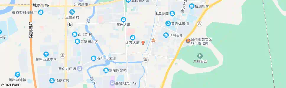 台州中艺大厦_公交站地图_台州公交_妙搜公交查询2025