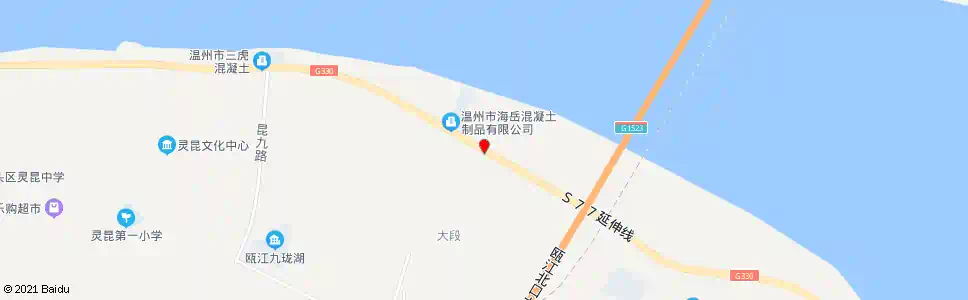 温州灵昆港区_公交站地图_温州公交_妙搜公交查询2025