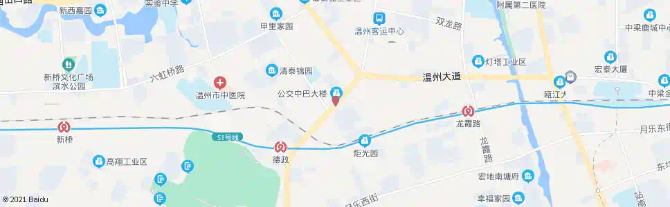 温州牛山北路_公交站地图_温州公交_妙搜公交查询2025