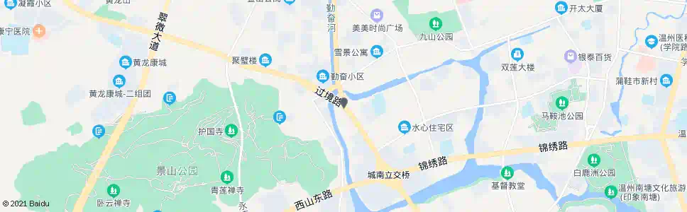 温州三维桥北(将军大酒店)_公交站地图_温州公交_妙搜公交查询2025