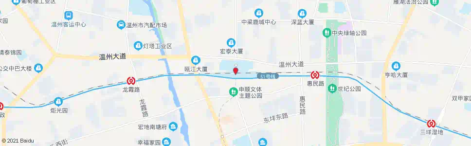温州竹溪_公交站地图_温州公交_妙搜公交查询2025