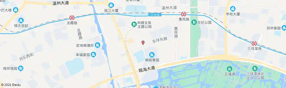 温州南瓯嘉园_公交站地图_温州公交_妙搜公交查询2025