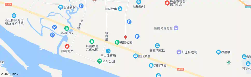 舟山桂花城_公交站地图_舟山公交_妙搜公交查询2025