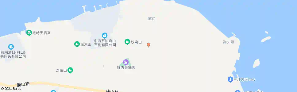 舟山北一菜场_公交站地图_舟山公交_妙搜公交查询2025